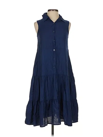 Pre-owned Shein Casual Dress In Blue
