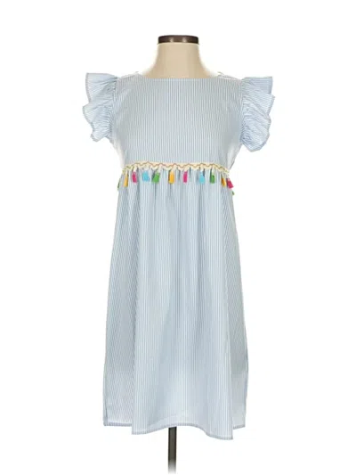 Pre-owned Shein Casual Dress In Blue