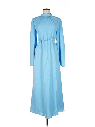 Pre-owned Shein Casual Dress In Blue