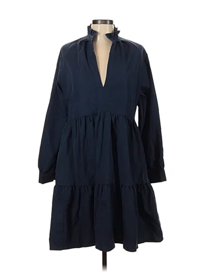 Pre-owned Shein Casual Dress In Blue