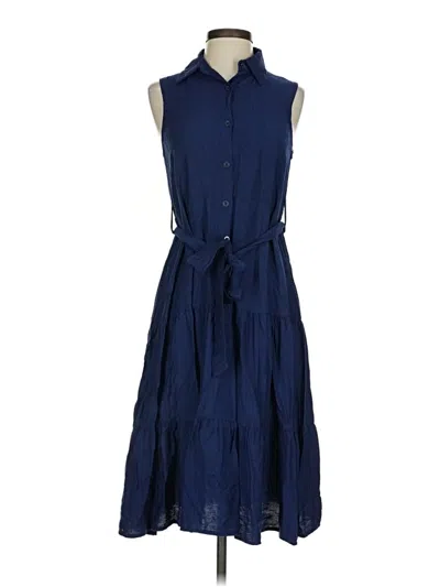 Pre-owned Shein Casual Dress In Blue