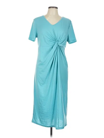 Pre-owned Shein Casual Dress In Blue