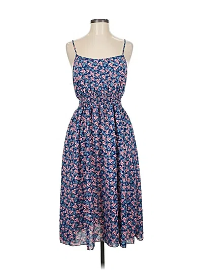 Pre-owned Shein Casual Dress In Blue