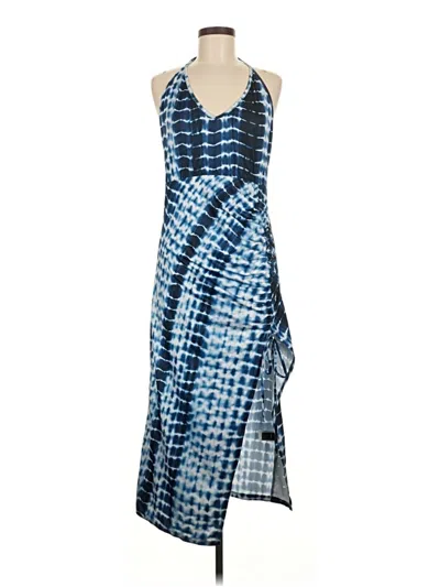Pre-owned Shein Casual Dress In Blue