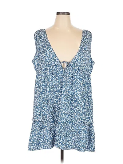 Pre-owned Shein Casual Dress In Blue