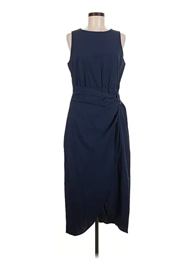 Pre-owned Shein Casual Dress In Blue