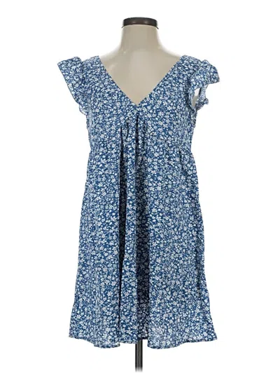 Pre-owned Shein Casual Dress In Blue