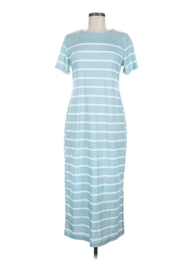 Pre-owned Shein Casual Dress In Blue