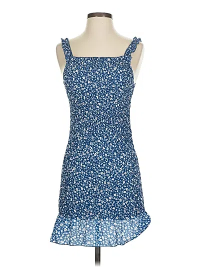 Pre-owned Shein Casual Dress In Blue
