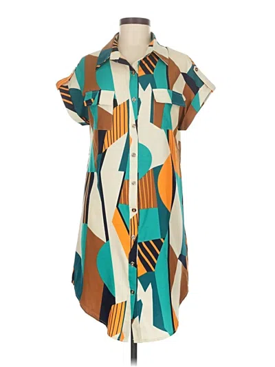 Pre-owned Shein Casual Dress In Blue