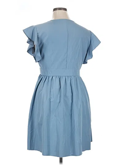 Pre-owned Shein Casual Dress In Blue