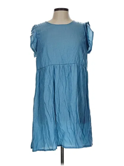 Pre-owned Shein Casual Dress In Blue