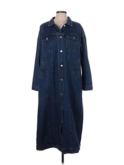Pre-owned Shein Casual Dress In Blue