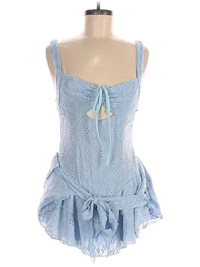 Pre-owned Shein Casual Dress In Blue