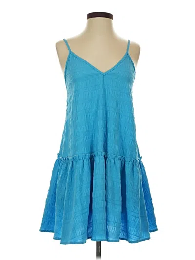 Pre-owned Shein Casual Dress In Blue