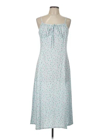 Pre-owned Shein Casual Dress In Blue