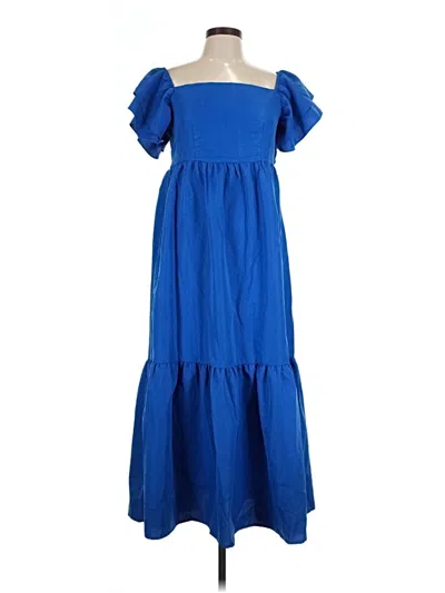 Pre-owned Shein Casual Dress In Blue