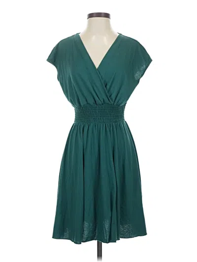 Pre-owned Shein Casual Dress In Blue