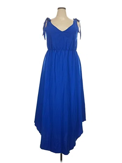 Pre-owned Shein Casual Dress In Blue