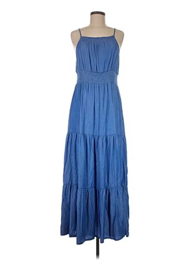 Pre-owned Shein Casual Dress In Blue