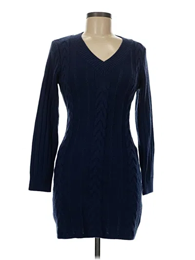 Pre-owned Shein Casual Dress In Blue