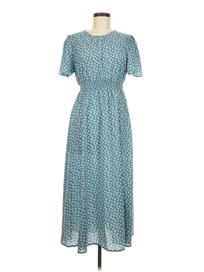Pre-owned Shein Casual Dress In Blue