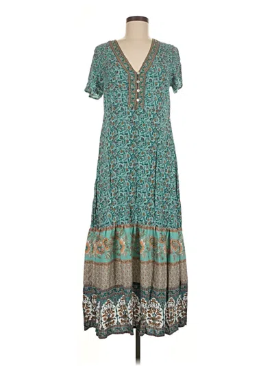 Pre-owned Shein Casual Dress In Blue