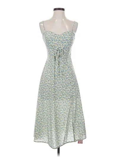 Pre-owned Shein Casual Dress In Blue