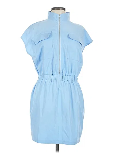 Pre-owned Shein Casual Dress In Blue