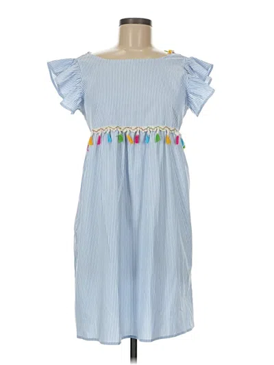 Pre-owned Shein Casual Dress In Blue
