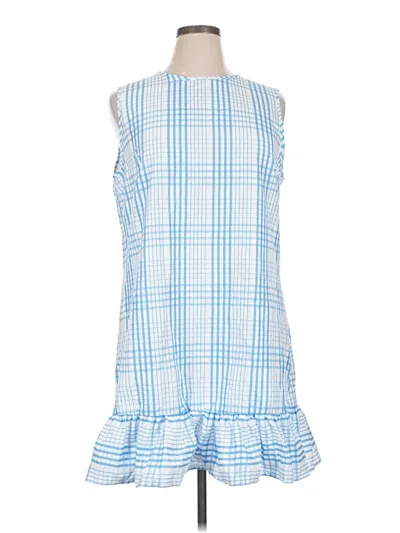 Pre-owned Shein Casual Dress In Blue
