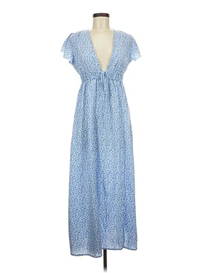 Pre-owned Shein Casual Dress In Blue