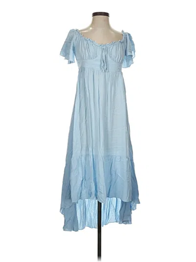 Pre-owned Shein Casual Dress In Blue
