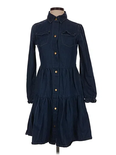 Pre-owned Shein Casual Dress In Blue