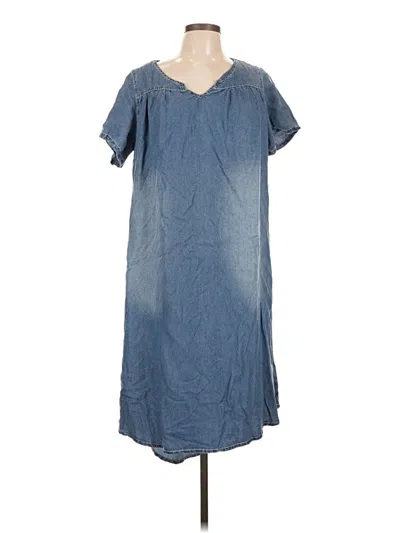 Pre-owned Shein Casual Dress In Blue