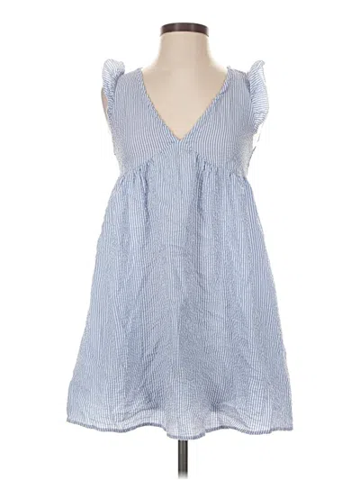Pre-owned Shein Casual Dress In Blue