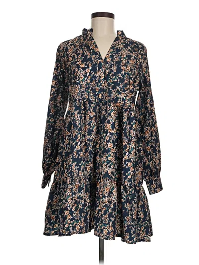 Pre-owned Shein Casual Dress In Blue
