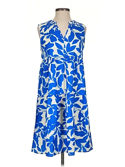 Pre-owned Shein Casual Dress In Blue