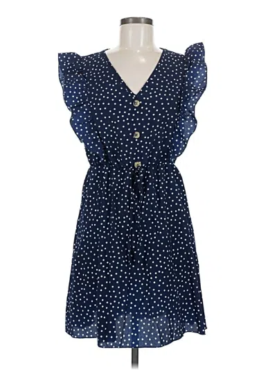 Pre-owned Shein Casual Dress In Blue