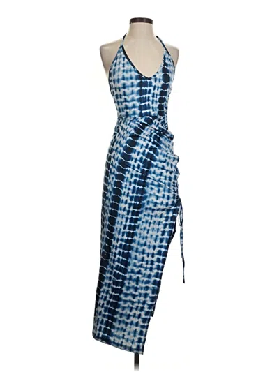 Pre-owned Shein Casual Dress In Blue
