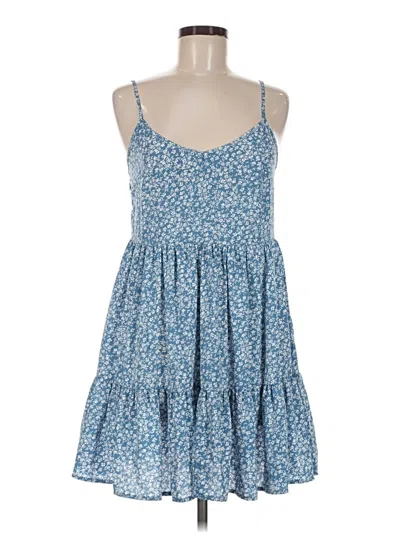 Pre-owned Shein Casual Dress In Blue