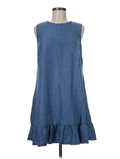 Pre-owned Shein Casual Dress In Blue