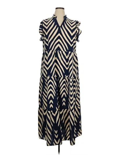 Pre-owned Shein Casual Dress In Blue