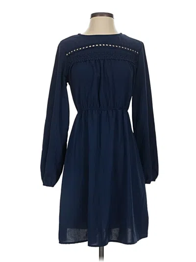Pre-owned Shein Casual Dress In Blue