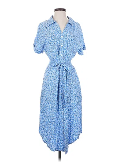 Pre-owned Shein Casual Dress In Blue