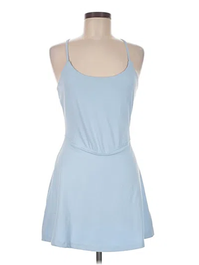 Pre-owned Shein Casual Dress In Blue