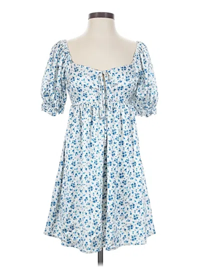 Pre-owned Shein Casual Dress In Blue