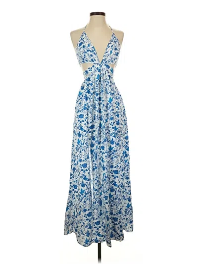 Pre-owned Shein Casual Dress In Blue