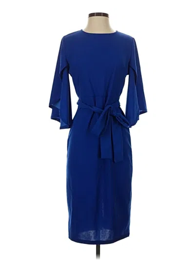 Pre-owned Shein Casual Dress In Blue