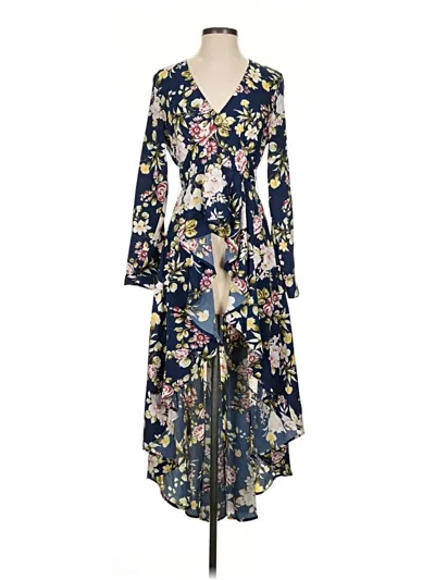 Pre-owned Shein Casual Dress In Blue